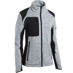 North Ways Veste Blouson Polaire De Travail Veste Travail Femme Louise Gris Clair XL 1467 LOUISE Gri Clair Chiné XL