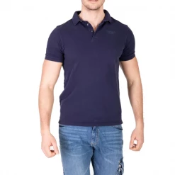 Rica Lewis Workwear Tee-shirt Polo Et Chemise De Travail Polo Homme Manches Courtes - Polage Rica Lewis - Marine - Taille S