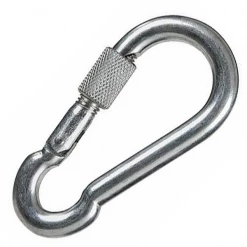 Vigouroux Accessoires Antichute Mousqueton, Poulie, Stop Chute Mousqueton Alpin à Sécurité - Diamètre 10 Mm - Longueur 100 Mm