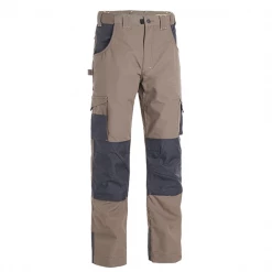 Pantalon De Travail North Ways Adam Brun Gris Genouillères Taille 54