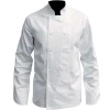Vêtements De Cuisine Et Restauration Veste De Cuisine PBV Manches Longues 100% Coton Blanc Taille 0