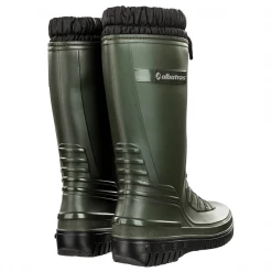 Albatros Bottes De Sécurité Et De Travail Botte PVC Doublée Fausse Fourrure Avec Laçage De Col - Arktis - Coloris Vert - Taille 43
