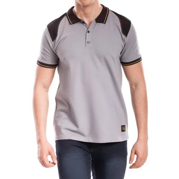 Rica Lewis Workwear Tee-shirt Polo Et Chemise De Travail Polo Homme Manches Courtes - Workpol Rica Levy - Gris - Taille XL