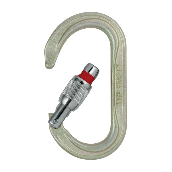Accessoires Antichute Mousqueton, Poulie, Stop Chute Mousqueton à Haute Résistance Oxan Petzl Verrouillage Screw-Lock M72A SL â Image 2