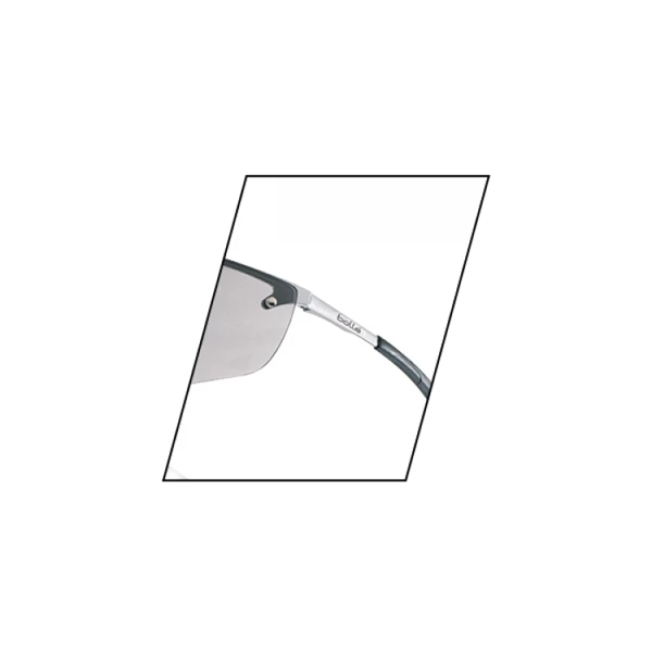 Lunettes De Protection Lunette De Sécurité Ultra Légère Silium+ Bollé Fumée Platinum SILPPSF