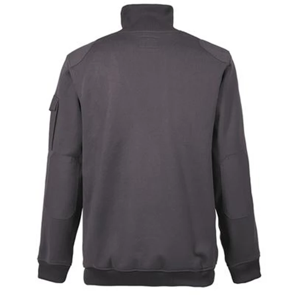 North Ways Pull De Travail Pull Col Camionneur Zippé Largo Gris Taille L North-Ways 9665 GRIS L – Image 6