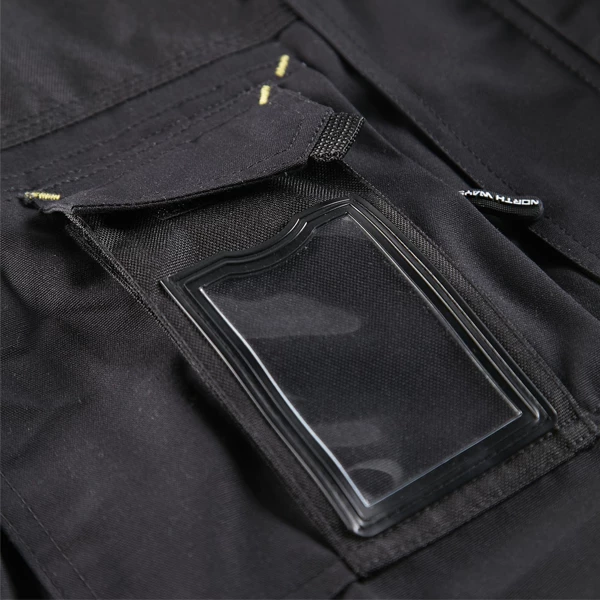 Gilets De Travail Sans Manche Gilet Sans Manche Ali North Ways Déperlant 8 Poches Noir Taille 2XL – Image 3