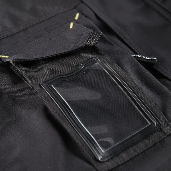 Gilets De Travail Sans Manche Gilet Sans Manche Ali North Ways Déperlant 8 Poches Noir Taille 2XL – Image 2