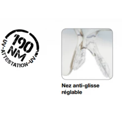 Lunettes De Protection Lunette De Protection Axis Anti Rayures Anti Buée Incolore Bollé AXPSI