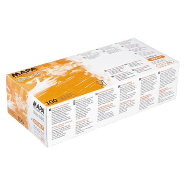 Protections Jetables: Gants Et Charlotte Gant Poudré à Usage Unique PVC Translucide Solo 990 Mapa - Taille 9 34990019 – Image 3