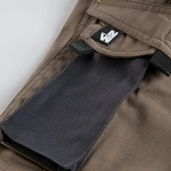 Bermuda De Travail Bermuda Multipoches North Ways Hugues Brun Et Gris Taille 44 1205