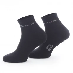 Chaussette Semelle Lacet Chaussette Socquette Noire Souple En Coton Lemaitre Taille 35-37