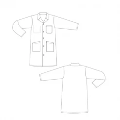 Blouse Et Tablier De Travail Blouse Homme à Manches Longues En Coton Bleu Bugatti à Boutons - PBV - Taille 4