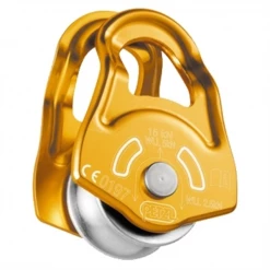 Petzl Accessoires Antichute Mousqueton, Poulie, Stop Chute Poulie Mobile Ultra-compacte Polyvalente P03A 3342540087781