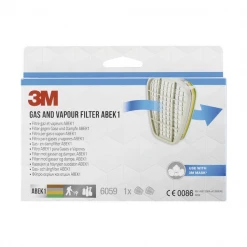 Filtres Pour Masques De Protection Respiratoire Filtre Gaz Et Vapeurs 3M 6059 ABEK1 Pour Série 6000 Et 7000 - Lot De 2