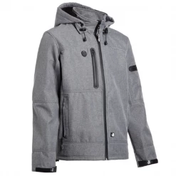 North Ways Veste De Travail Veste Softshell Imperméable à Capuche Flores Gris Chiné L 1133 GRIS L