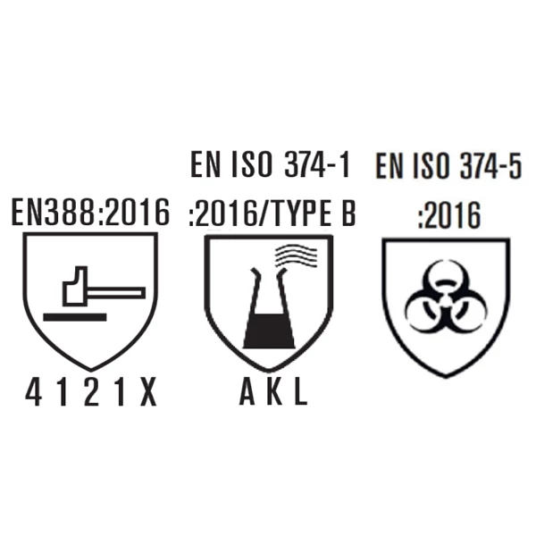 Produits Chimiques Gant De Protection Chimique EDILIS Carreleurs Taille 10 56-E62210 – Image 2