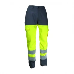 PBV Pantalon Haute Visibilité Pantalon Haute Visibilité Vision II - Gris Et Jaune Fluo - Taille 1