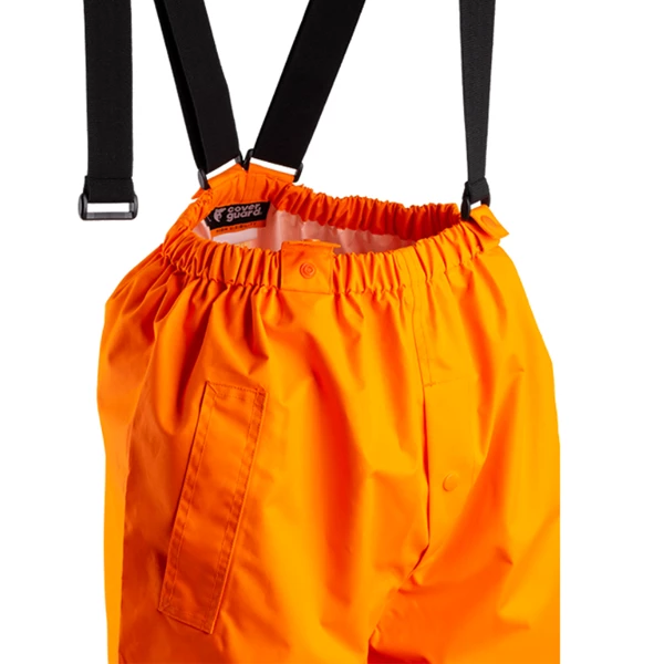 Pantalon Haute VisibilitĂ© Pantalon De Pluie Haute Visibilité Coverguard Hydra Orange Taille M â Image 2