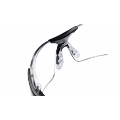 Lunettes De Protection Lunette De Sécurité RUSH+ Incolore Traitement Platinum Tresse Intégrées Rouge Noir Bollé RUSHPFSPSI