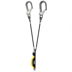 Longes De Sécurité, Sangles Et Cordes Longe Double Petzl 150 Cm Absorbeur énergie Connecteurs MGO Absorbica
