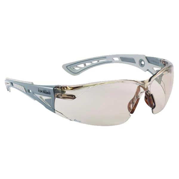 Lunettes De Protection Lunettes Sécurité Design Sport RUSH+ Bollé Bi-matières BSP Platinium