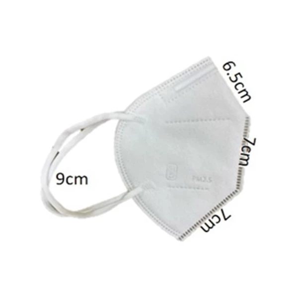 Masque De Protection Jetable Masque FFP2 Anti-poussière Particule Fine Et Toxique Boîte De 20 â Image 4