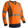 T Shirt Haute Visibilité T-shirt Haute Visibilité Coverguard Suno Orange Et Bleu Marine Taille S
