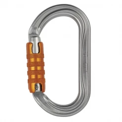 Accessoires Antichute Mousqueton, Poulie, Stop Chute Mousqueton Ovale Petzl "OK Triact Lock" Verrouillage Vis Aluminium