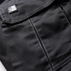 Bermuda De Travail Bermuda Multipoches North Ways Jacquot Déperlant Noir Taille 42