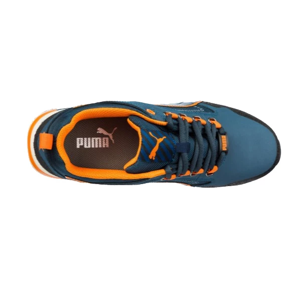 Puma Safety Chaussure De Sécurité Basse Chaussure De Sécurité S3 Puma Crosstwist Low Orange Et Bleu – Taille 42 – Image 5