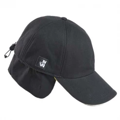 North Ways Casquette Alpha Noire Northways Dos Réglable Et Ailettes Rabattables
