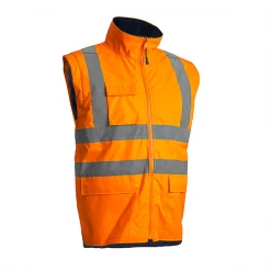 EuroProtection - Coverguard Parkas Et Blousons Haute VisibilitĂ© Parka Haute-visibilité Kanata 4/1 Euro-Protection Orange Fluorescent TXL