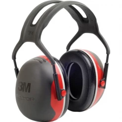 Casque Antibruit Peltor X3 Rouge : 3M X3-A