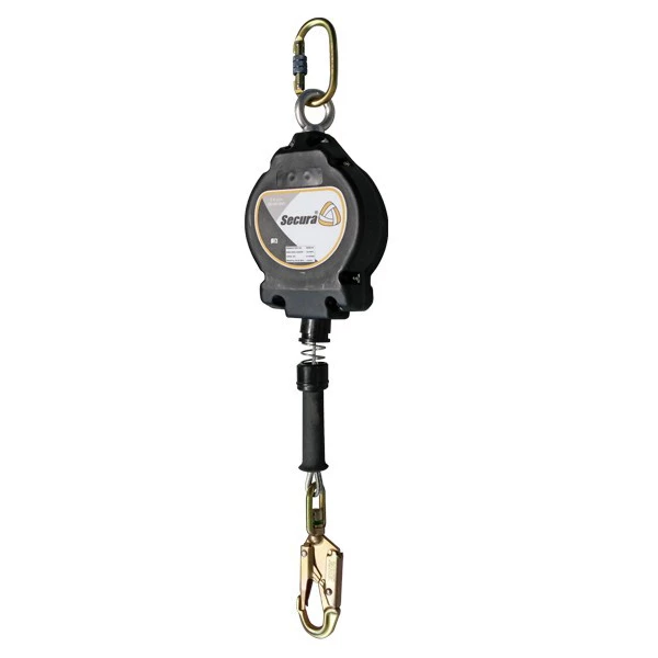 Accessoires Antichute Mousqueton, Poulie, Stop Chute Enrouleur Câble Automatique Antichute Levac Longueur Du Câble 10 Mètres