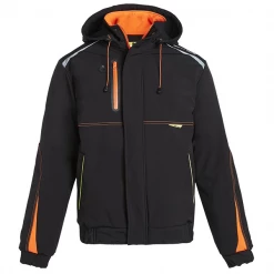 North Ways Veste De Travail Veste Respirante Waterproof Morane Noir Et Orange Taille M North Way