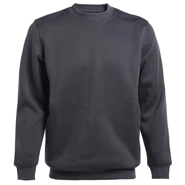 Pull De Travail Pull North Ways Ras-le-cou Léon Gris Avec Poche Zippée - Taille 3XL â Image 3