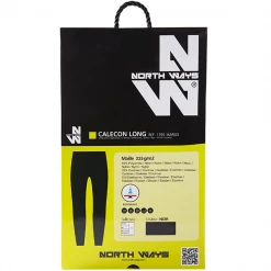 Pantalon De Travail Caleçon Long North Ways Ikarus Coolmax Noir - Taille 3XL / 4XL 1701