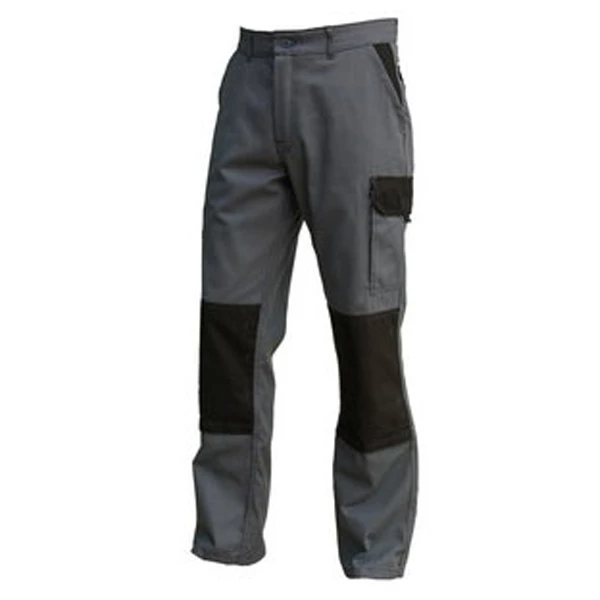 Pantalon De Travail Pantalon Typhon Bicolore Gris Noir Sans Métal Coton 60% Polyester 40 % Taille 4 (52-54) : Muzelle Dulac PBV 01TYCGN2-4