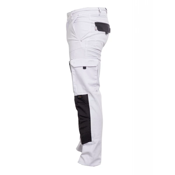PBV Pantalon De Travail Spécial Peintre - Unisexe - Blanc/gris - Taille 48 – Image 2