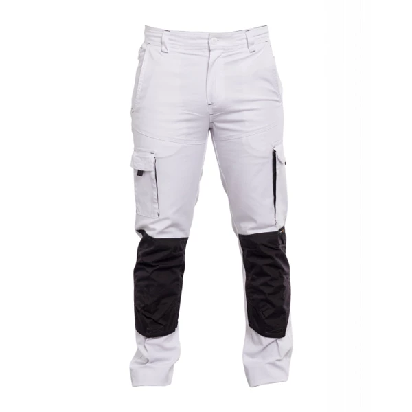 PBV Pantalon De Travail Spécial Peintre - Unisexe - Blanc/gris - Taille 48 – Image 3