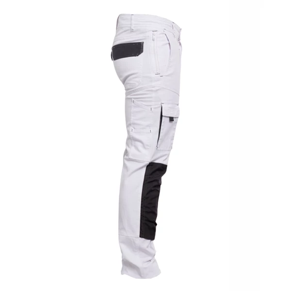 PBV Pantalon De Travail Spécial Peintre - Unisexe - Blanc/gris - Taille 48 – Image 5