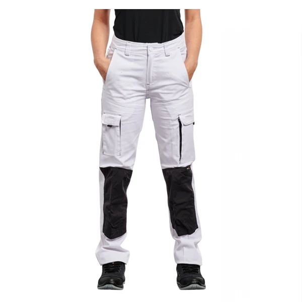 PBV Pantalon De Travail Spécial Peintre - Unisexe - Blanc/gris - Taille 48 – Image 6