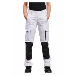 PBV Pantalon De Travail Spécial Peintre - Unisexe - Blanc/gris - Taille 56