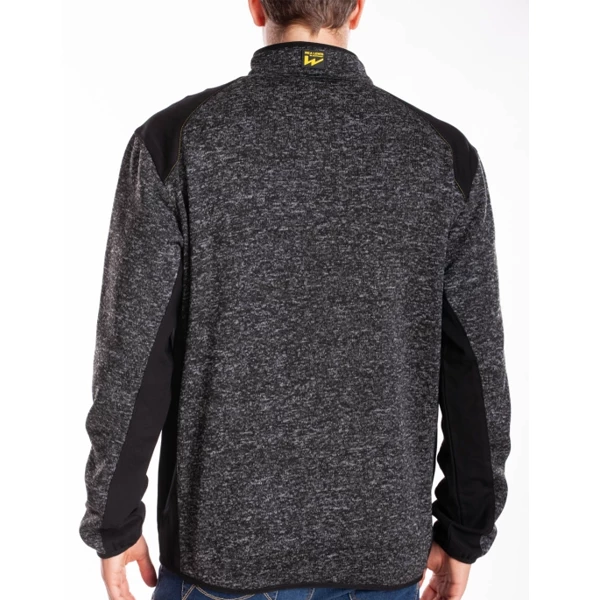 Rica Lewis Workwear Pull De Travail Sweat Zippé Rica Lewis Richie -100 % Polyester - Gris Et Noir - Taille S â Image 6