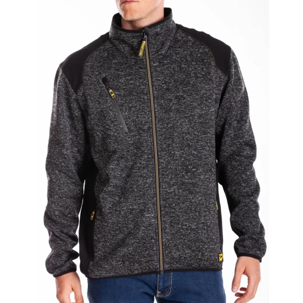 Rica Lewis Workwear Pull De Travail Sweat Zippé Rica Lewis Richie -100 % Polyester - Gris Et Noir - Taille S â Image 2