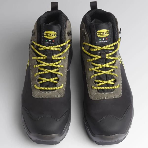 Chaussure Haute De Sécurité Chaussure De Sécurité Haute Sport Diatex MID S3 WR CI SRC - Gris Et Noir - Taille 43 Diadora Utility 177650/C2815/43 – Image 6