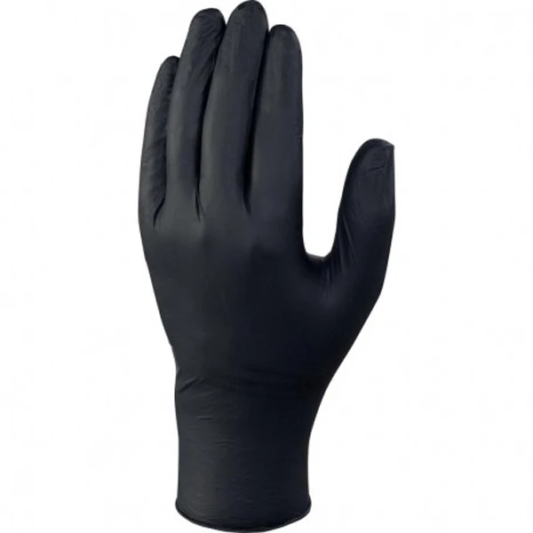 Coverguard Protections Jetables: Gants Et Charlotte Gant à Usage Unique Nitrile Noir Non Poudré Taille 9 - Boîte De 100 â Image 3