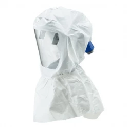 Masque Et Demi Masque Rigide Cagoule 3M Versaflo Série S Légère Blanche Avec Bavette Interneharnais S657