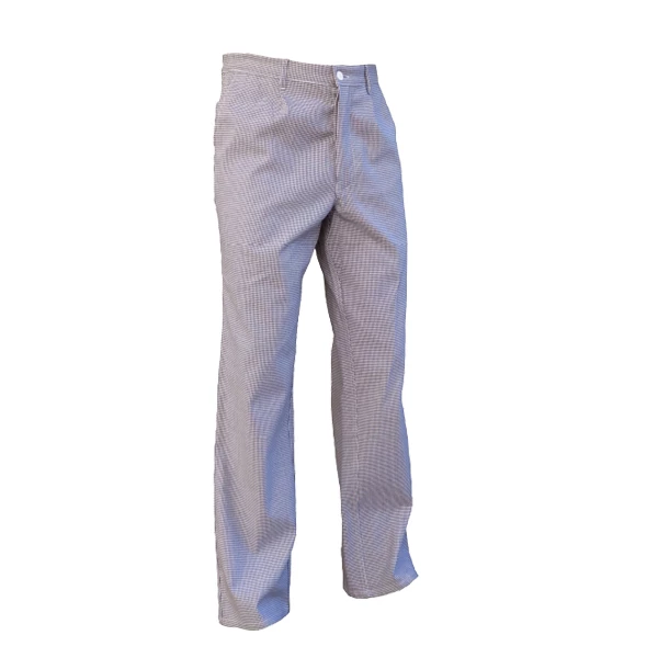 VĂȘtements De Cuisine Et Restauration Pantalon De Cuisine PBV 100% Coton Pied De Poule - Taille 38 15AET38